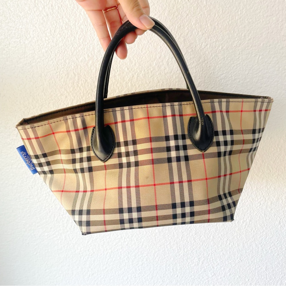 Burberry Blue Label Nova Check Mini Tote Bag